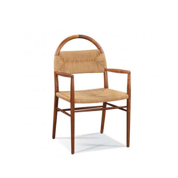 Pernelle Dining Arm Chair, Solid Walnut