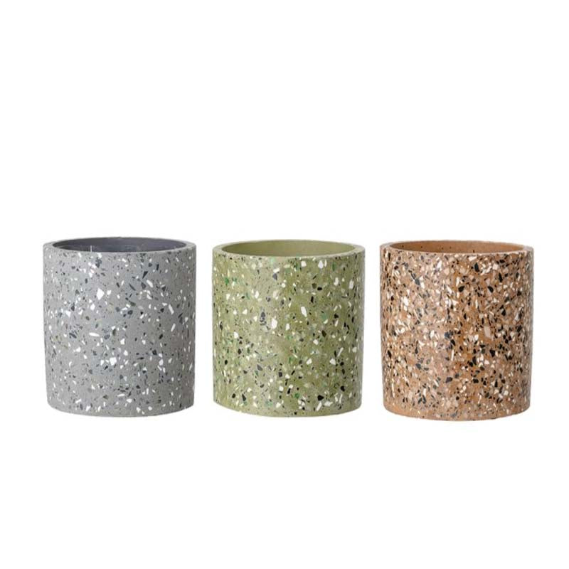 terrazzo planter pot Terrazzo Planter – NEST AT HOME
