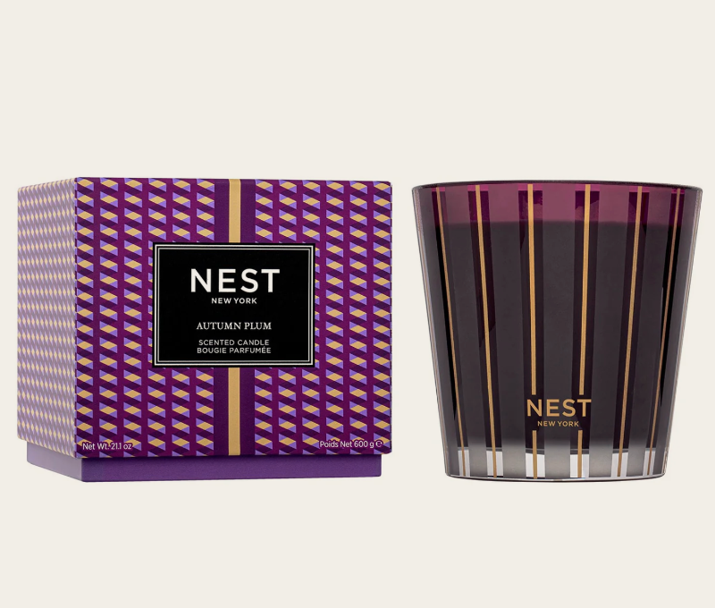 NEST NY 3-Wick Candle, Autumn Plum