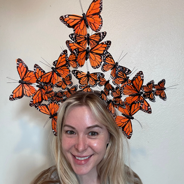 Large Monarch Butterfly Headband