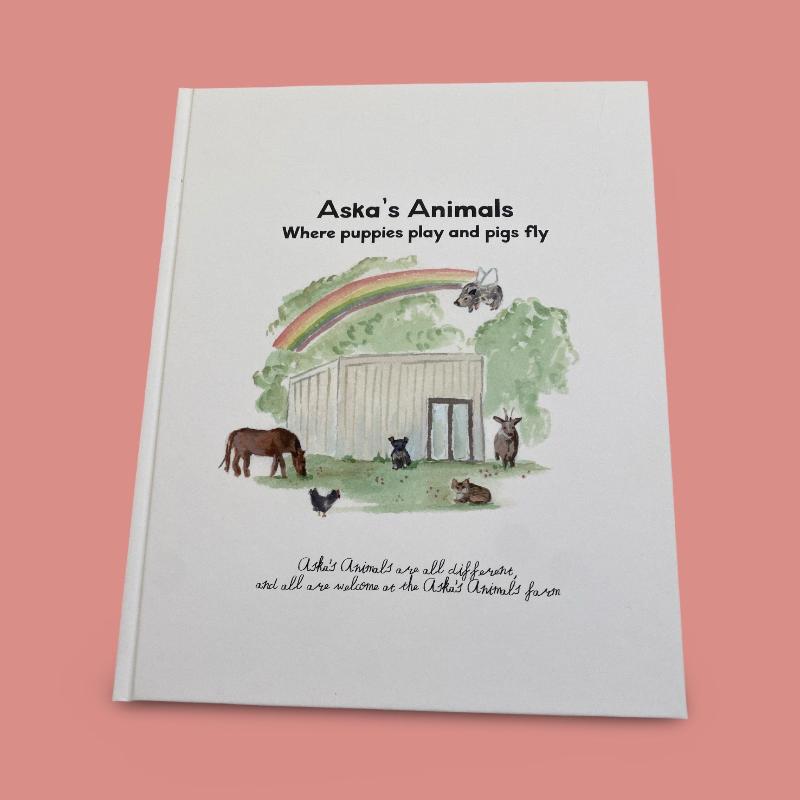 Aska's Animals Where Puppies Play & Pigs Fly, Book