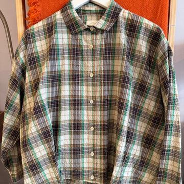 Billie Shirt, Artichoke Plaid