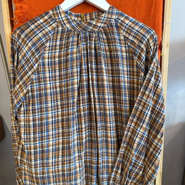 Ione Top, Pumpkin Plaid
