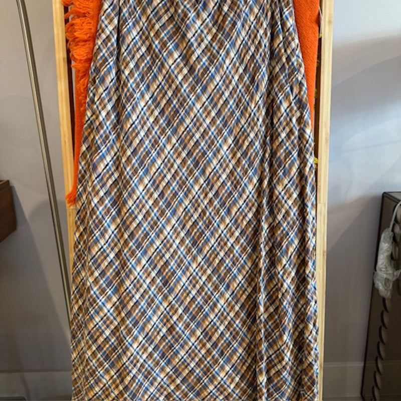 Nina Skirt, Pumpkin Plaid