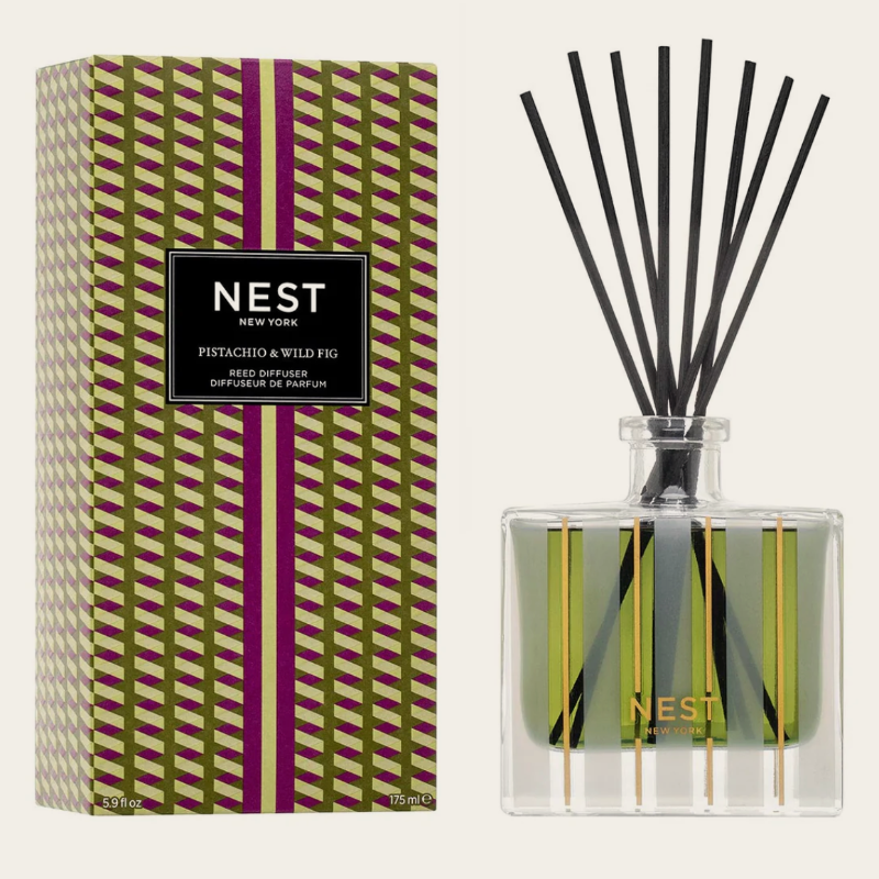 NEST NY Reed Diffuser, Pistachio & Wild Fig