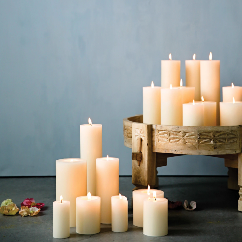 Pillar Candle, Unscented