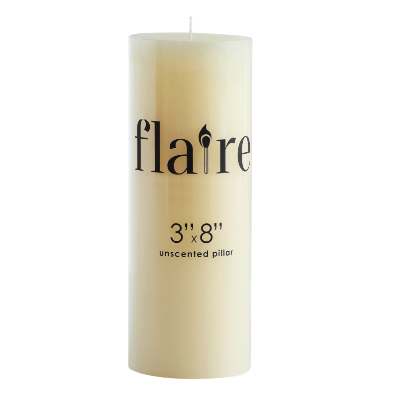 Pillar Candle, Unscented