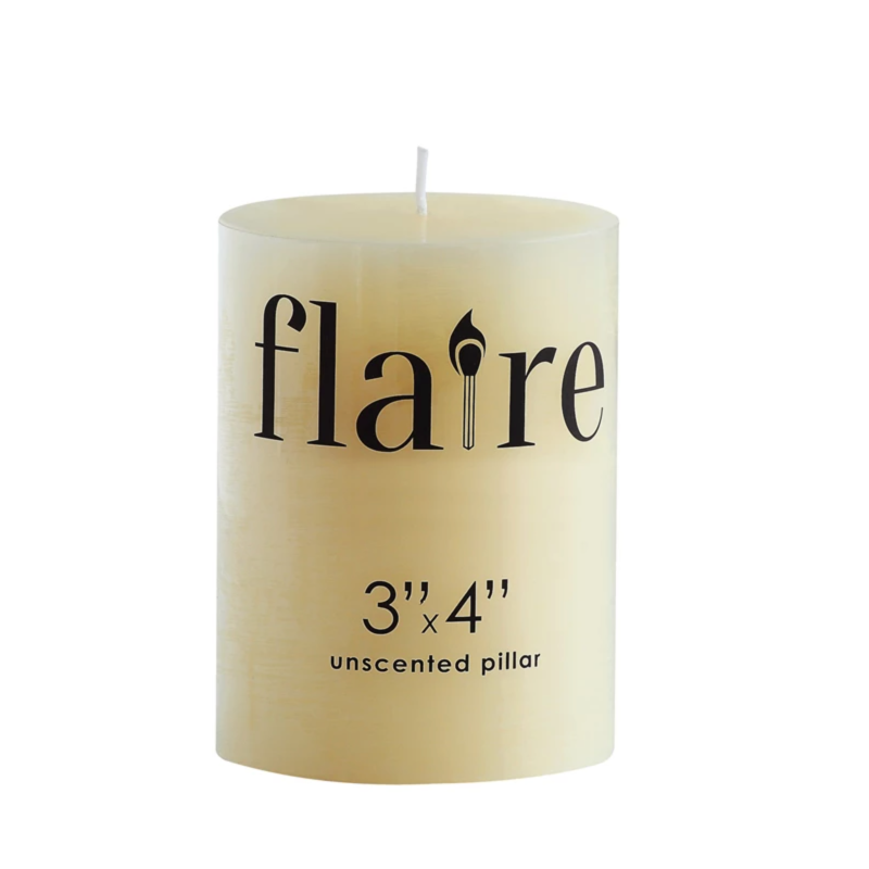Pillar Candle, Unscented