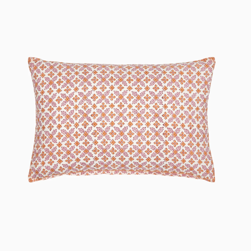 Mizan Coral Kidney Pillow, 12x18