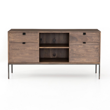 Trey Modular Filing Credenza, Auburn Poplar
