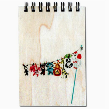 Wood Notepad, Whole Gang