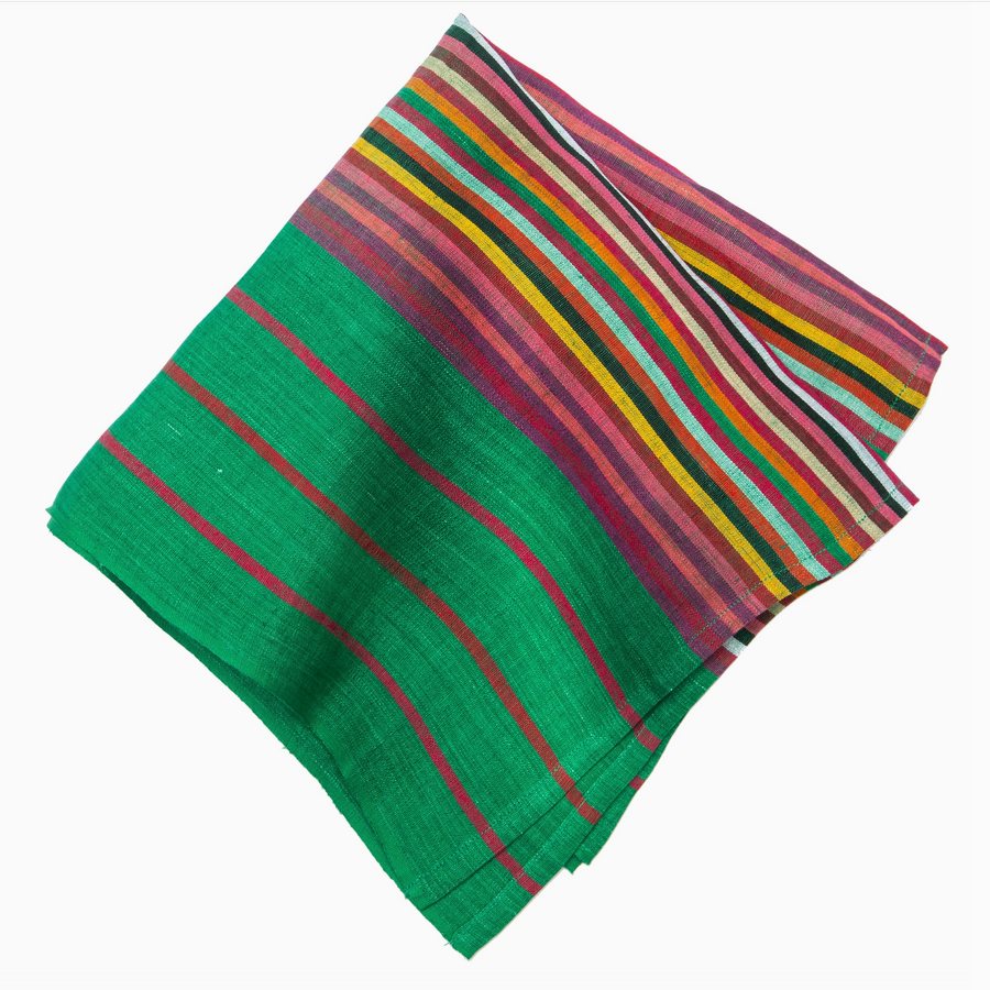 Multi Stripe Napkins, 20x20, Set of 4