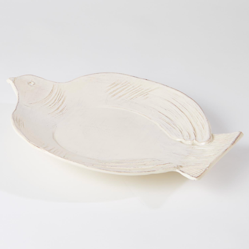 Dove Platter, Cream