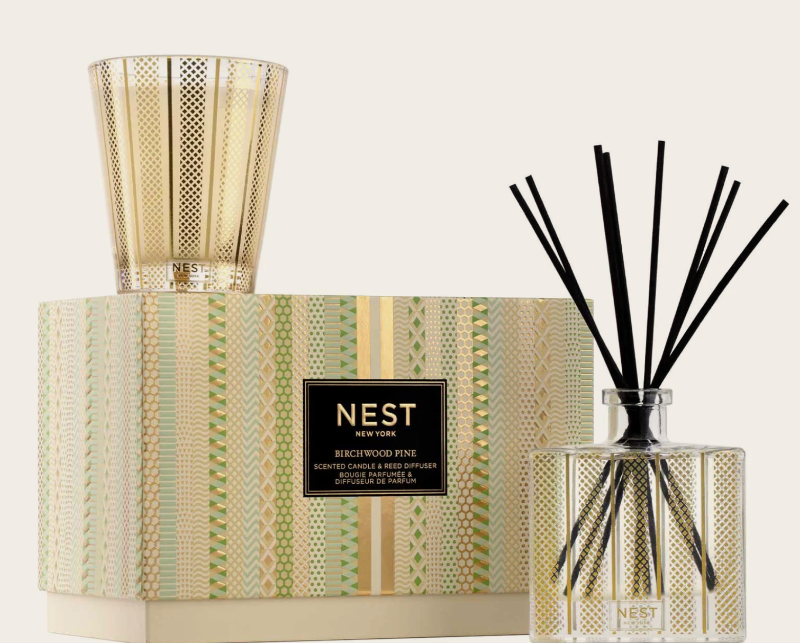 NEST NY Classic Candle & Diffuser Set, Birchwood Pine