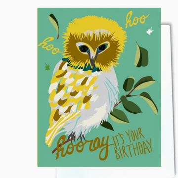 Happy Birthday Owl Card