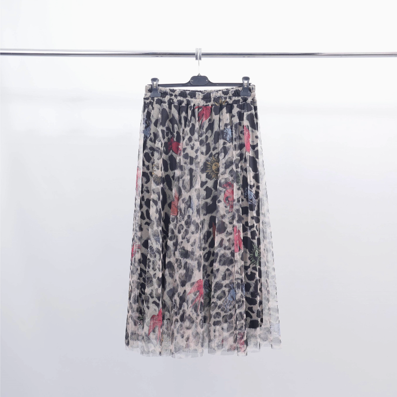 Printed Tulle Skirt