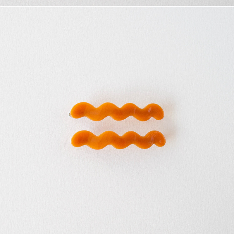 Eco Cloud Wave Slide Hair Pin, Set/2