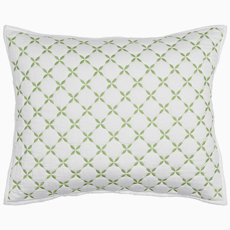 Layla Leaf Quilted Sham, King
