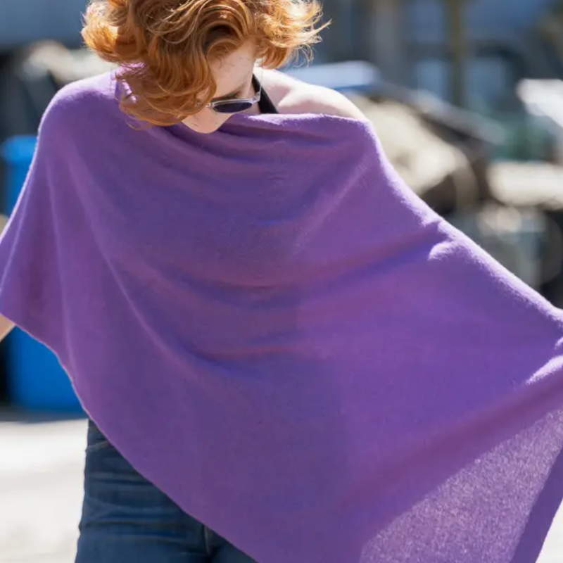 Roma Poncho, Cashmere Blend