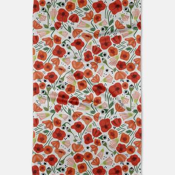 Poppy Power Tea Towel