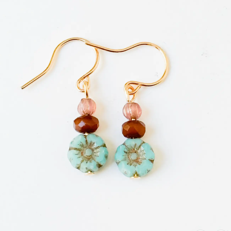 Charming Small Flower Earrings