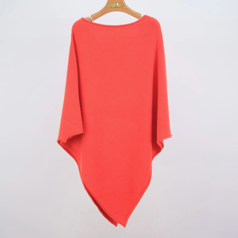 Classic Poncho, Orange