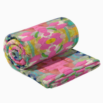 Pink Paradise Fleece Blanket
