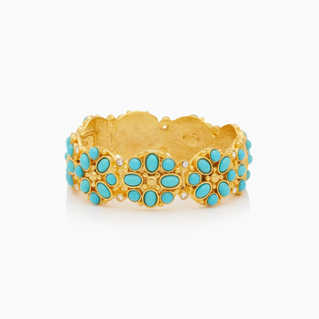 Gold & Turquoise Bracelet