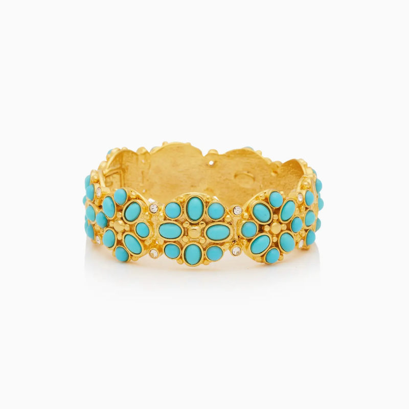Gold & Turquoise Bracelet