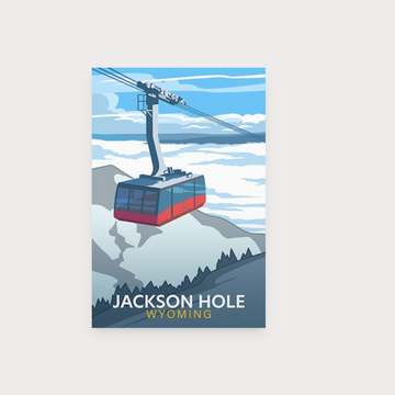 Jackson Hole Wyoming Canvas Art, 40x60