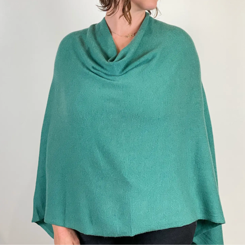 Cashmere Poncho, Jade