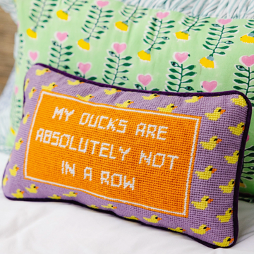 Ducks in a Row Pillow