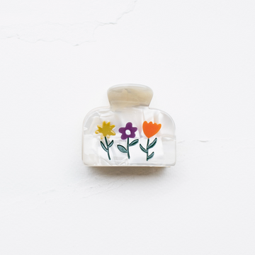 Flowers in Bloom Hair Claw Clip
