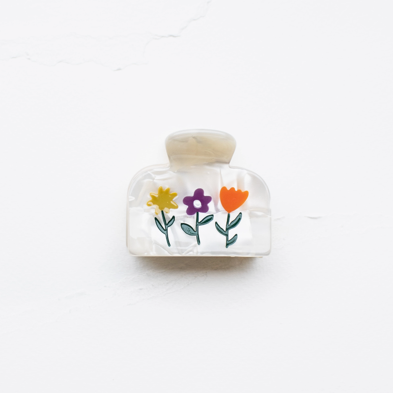 Flowers in Bloom Hair Claw Clip
