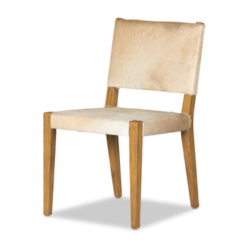Villa Dining Chair, Light Hair on Hide/Natural Beech, Set/6