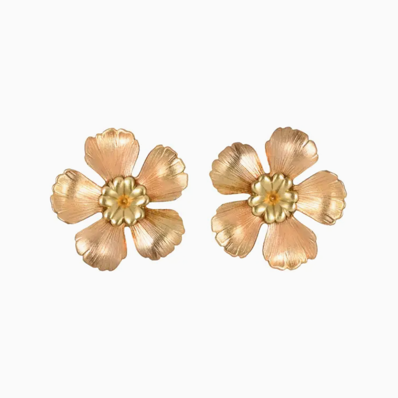 Hibiscus Stud Earrings