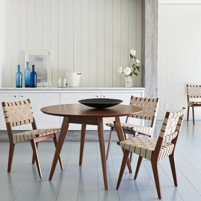 Jens Risom Round Dining Table, Maple