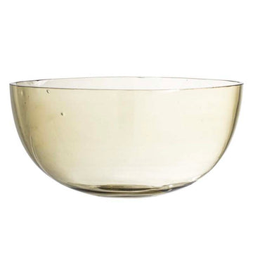 Recycled Glass Bowl, Olive