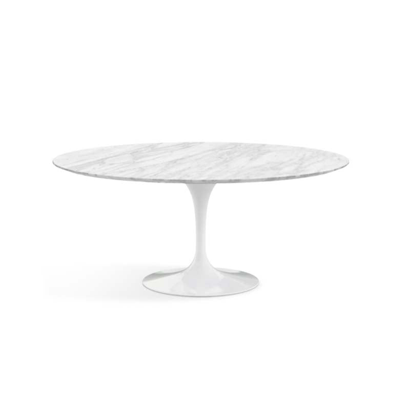 Saarinen Oval Dining Table, Marble Top