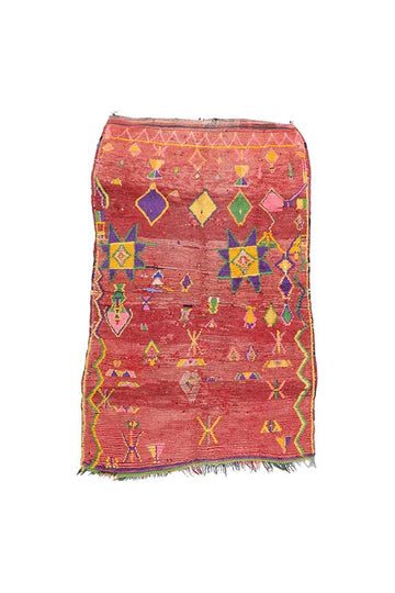 Vintage Tribal Moroccan Rug, 4'3