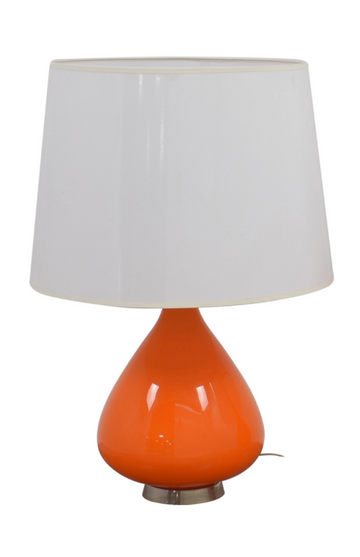 JA Orange Glass Lamp