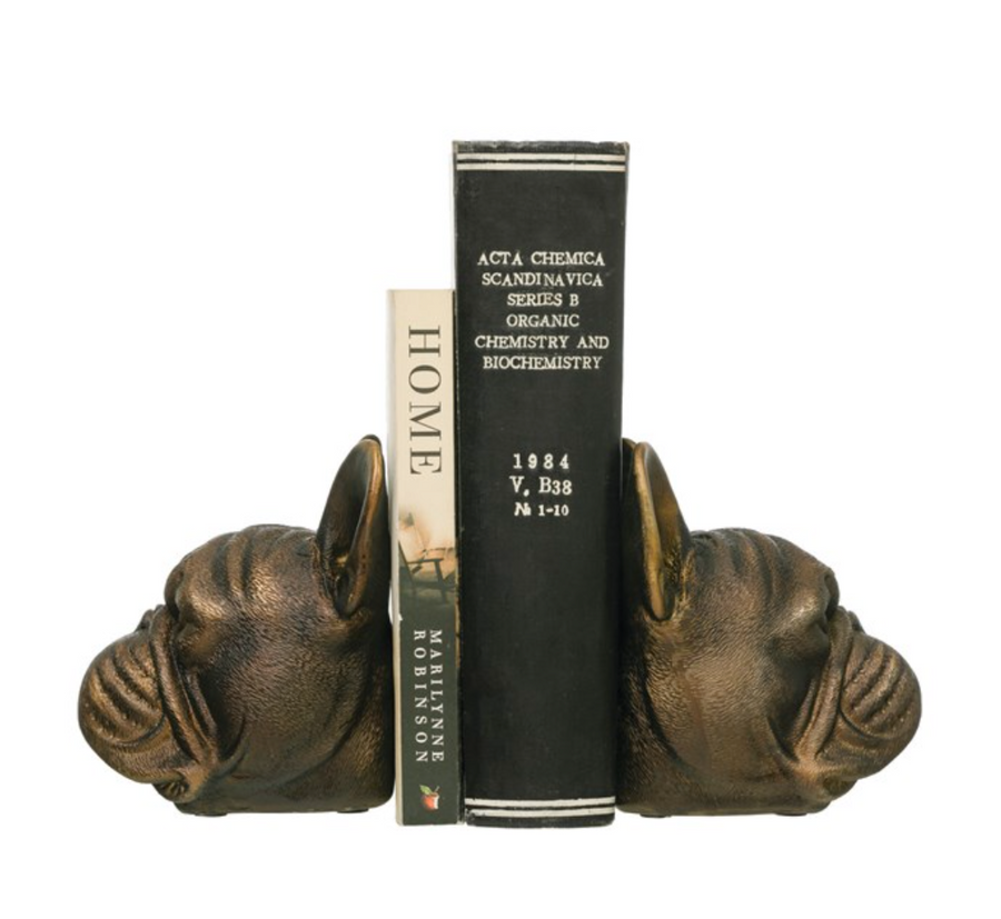 Dog Head Bookends, Set of 2