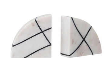 Marble Bookends