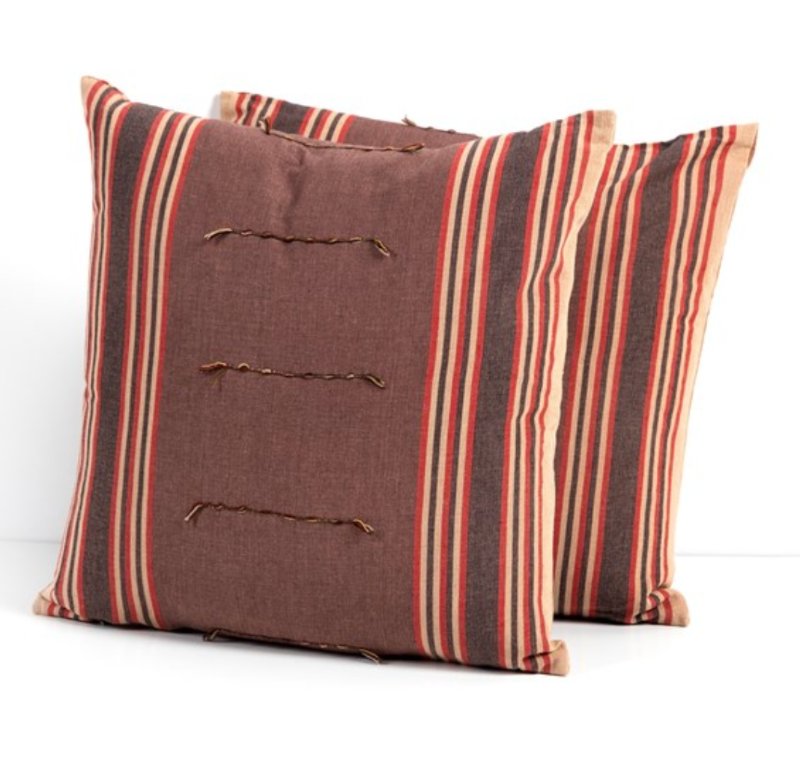 Archna Pillow, Rusted Stripe