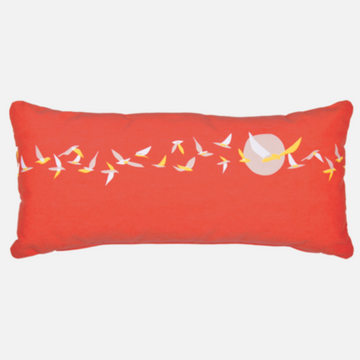 Fermob Ava Outdoor Lumbar Pillow, Capucine