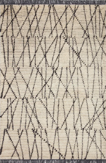 Alice Rug-01, Cream/Charcoal