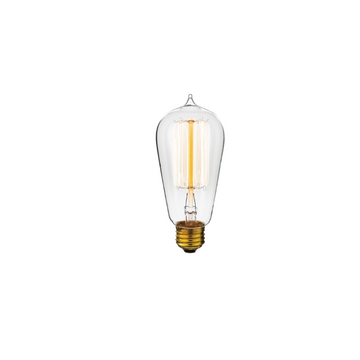 60W E26 120V Dimmable, Clear, Amber