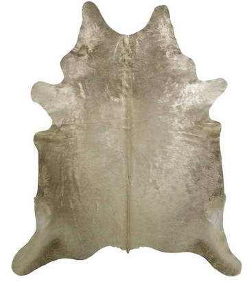 Cowhide, Champagne, Approx. 6x6