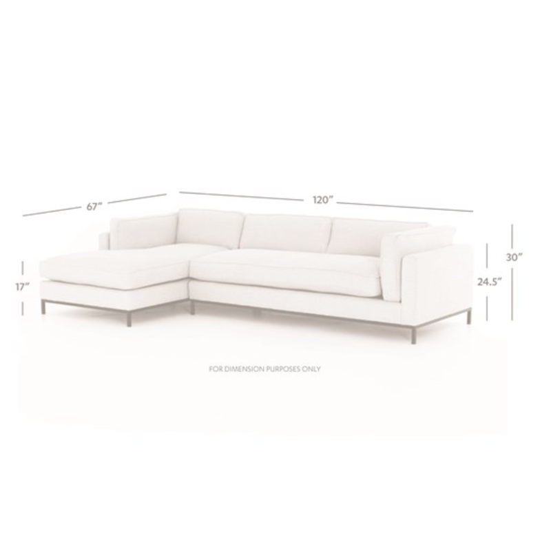 Grammercy 2-Piece Chaise Sectional
