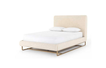Sled Bed, Thames Cream, Queen